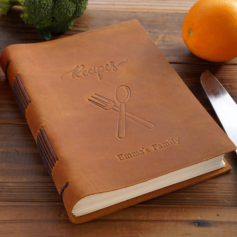 BEST SELLER ❗❗ Personalized Leather Recipe Cook Book For Mother's Day Gift
