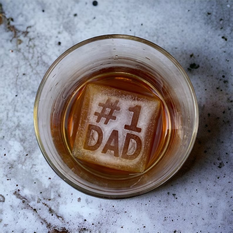 Custom Father's Day Ice Cube Mold For Dad Gift