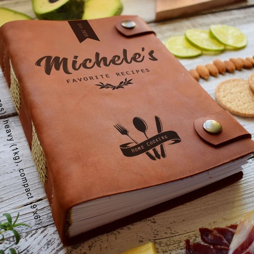 BEST SELLER ❗❗ Personalized Leather Recipe Cook Book For Christmas Gift