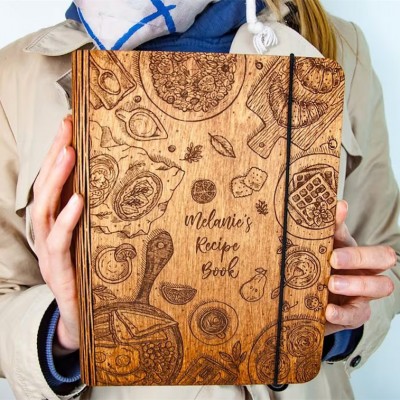 BEST SELLER ❗❗ Personalized Wood Recipe Book For Family Mom Mother's Day Gift Ideas