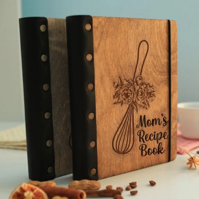 BEST SELLER ❗❗ Personalized Wood Recipe Book For Family Mom Mother's Day Gift Ideas