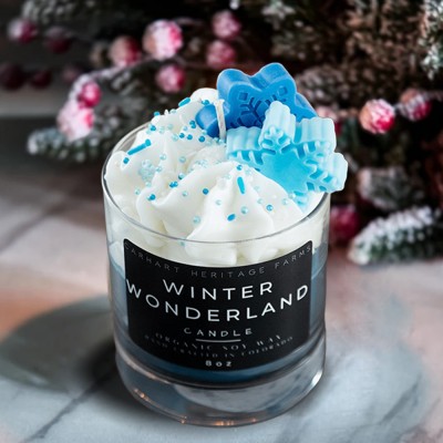 Winter Wonderland Holiday Dessert Candle