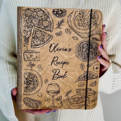 BEST SELLER ❗❗ Personalized Wood Recipe Book For Family Mom Mother's Day Gift Ideas