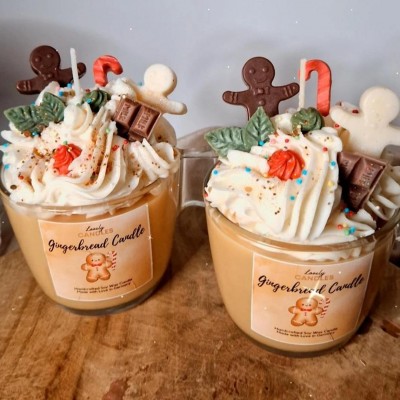 Gingerbread Dessert Candle