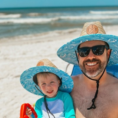 Personalized Straw Sun Name Patch Hat With Initials and Symbols For Baby Toddler Adult