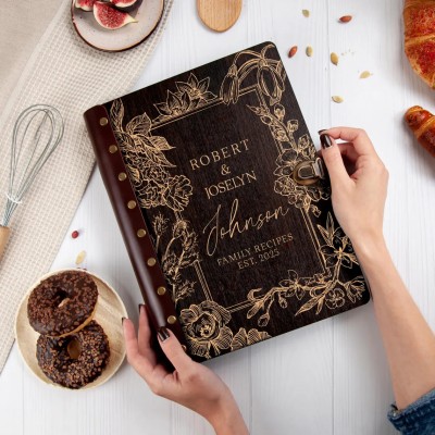 BEST SELLER ❗❗ Personalized Wood Recipe Book For Family Mom Christmas Day Gift Ideas