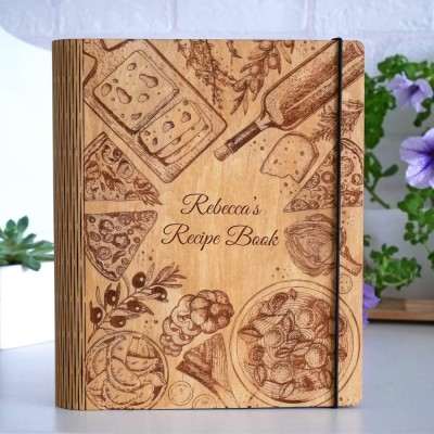 BEST SELLER ❗❗ Personalized Wood Recipe Book For Family Mom Mother's Day Gift Ideas