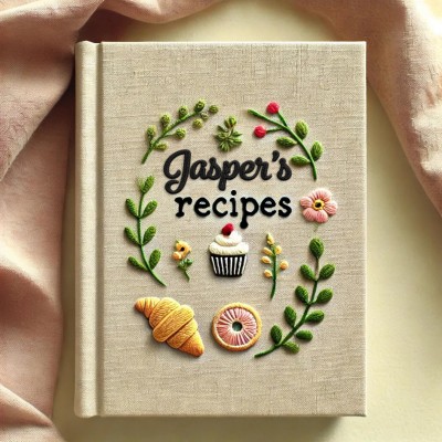 Custom Embroidered Recipe Book Christmas Gift For Mom Grandma Family