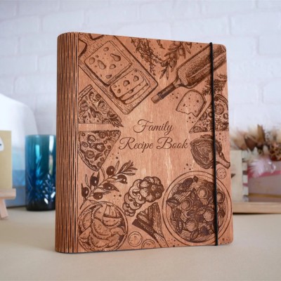 BEST SELLER ❗❗ Personalized Wood Recipe Book For Family Mom Mother's Day Gift Ideas