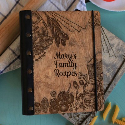 BEST SELLER ❗❗ Personalized Wood Recipe Book For Family Mom Mother's Day Gift Ideas