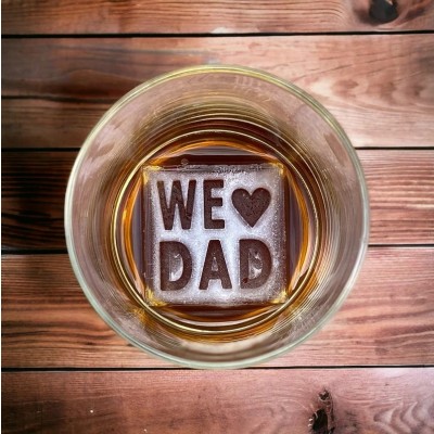 Custom Father's Day Ice Cube Mold For Dad Gift