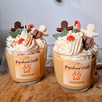 Gingerbread Dessert Candle