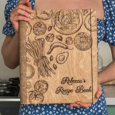 BEST SELLER ❗❗ Personalized Wood Recipe Book For Family Mom Mother's Day Gift Ideas