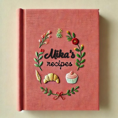 Custom Embroidered Recipe Book Christmas Gift For Mom Grandma Family