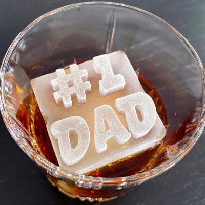 Custom Father's Day Ice Cube Mold For Dad Gift