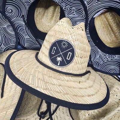 Personalized Straw Sun Name Patch Hat With Initials and Symbols For Baby Toddler Adult